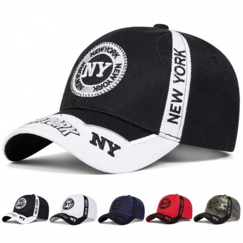 Unisex Adjustable Ball Caps with Letter Embroidery for Casual Outdoor Wear