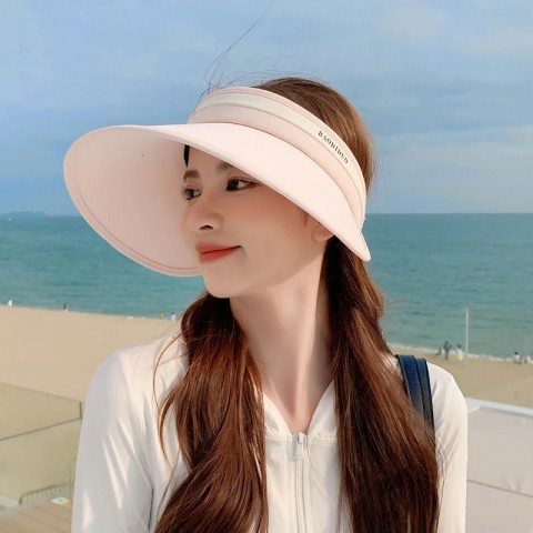 Summer Women's UV Protection Ice Silk Wide Brim Sun Hat
