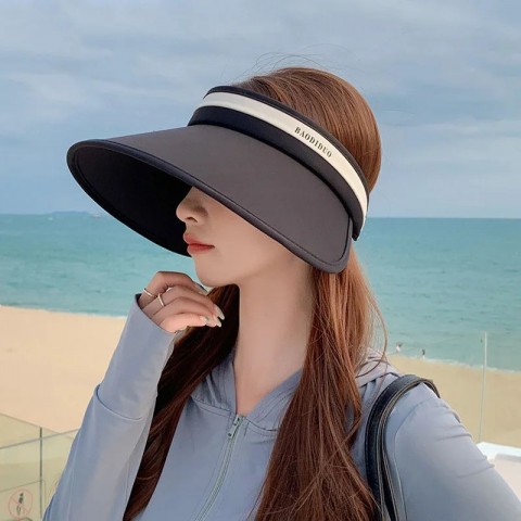 Summer Women's UV Protection Ice Silk Wide Brim Sun Hat