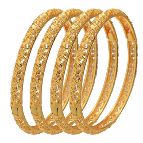 Bracelets Dubai Gold Color Bangle for Men Women Girls