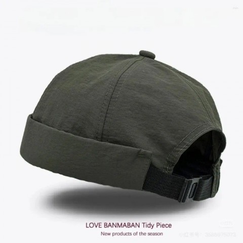 Berets Unisex Spring Summer Casual Melon Skin Beret Hats Without Brim