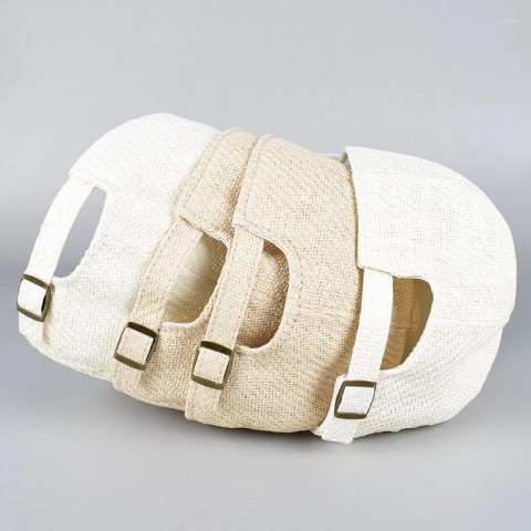 Unisex 2025 Spring Summer Ball Cap - Straw Snapback for Men Women