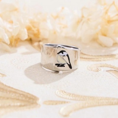 Elegant Vintage Bird Pattern Cluster Rings for Women