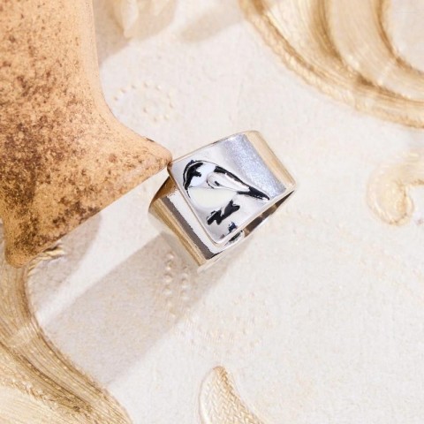 Elegant Vintage Bird Pattern Cluster Rings for Women