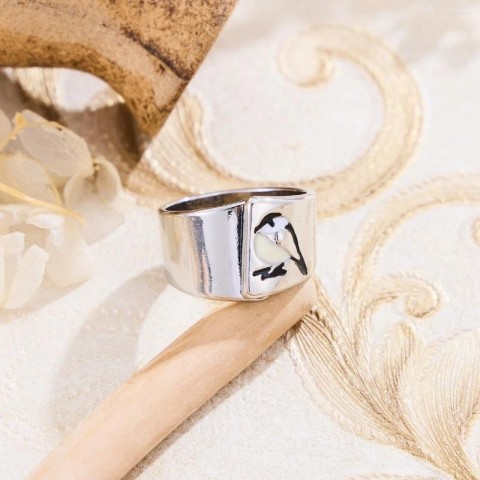 Elegant Vintage Bird Pattern Cluster Rings for Women