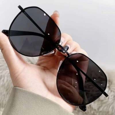 Retro Metal Designer Polarized Sunglasses UV400 Unisex Fashion Goggle