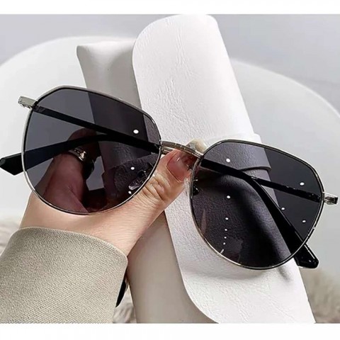 Retro Metal Designer Polarized Sunglasses UV400 Unisex Fashion Goggle