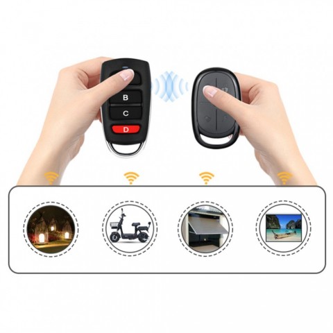 VAKIND Copy Remote Control for Smart Electric Door - 4 Buttons, 315/433/418/430MHZ