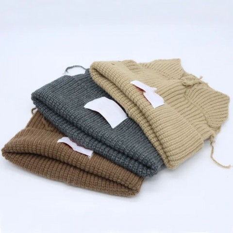 Cute Double-Layer Warm Beret Hat - Winter Fashion Design for Men Women