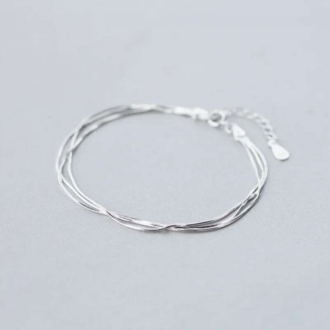 Simple Layer Women's Bracelets Korean Fashion Jewelry