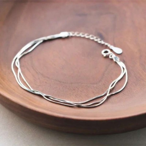 Simple Layer Women's Bracelets Korean Fashion Jewelry