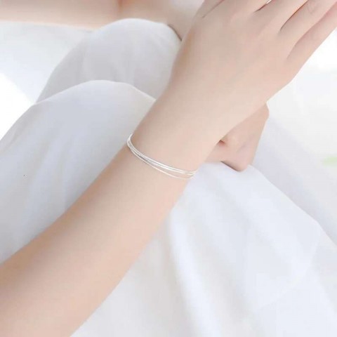 Simple Layer Women's Bracelets Korean Fashion Jewelry