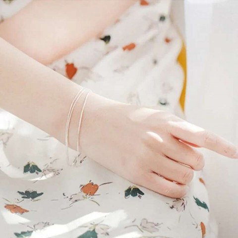 Simple Layer Women's Bracelets Korean Fashion Jewelry