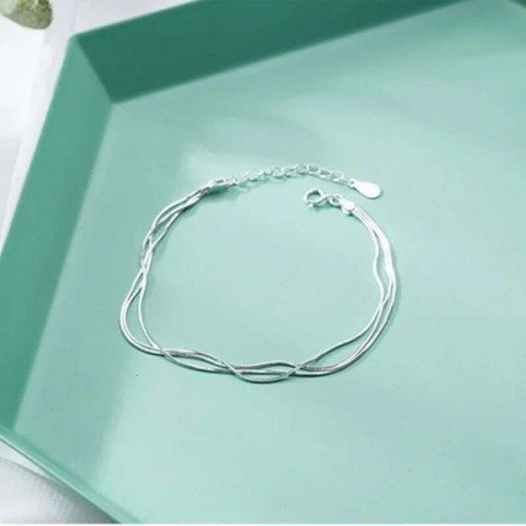 Simple Layer Women's Bracelets Korean Fashion Jewelry