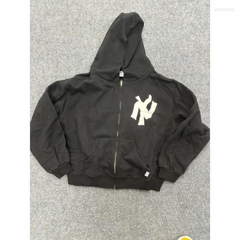 Men's High-Quality Original Design Black Zipper Tracksuits with Comfortable Hoodies and Sweatpants