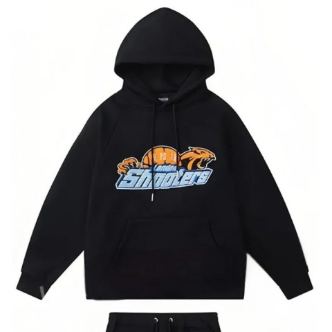 2025 Men's Y2K Embroidered Tracksuit, Warm Hoodie & Zipper Pants, Sizes S-XL