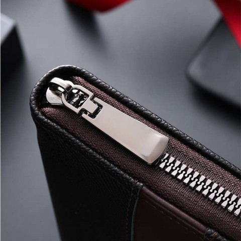 Litchi Pattern High-End Business Card Wallet for Men