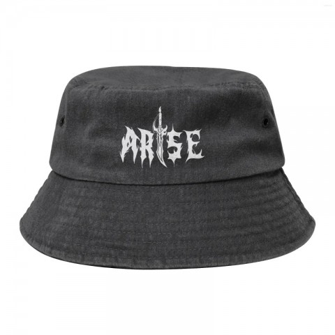 ARISE! Unisex Vintage Dobby Weave Cotton Beret, Solo Leveling Sung Jinwoo Bucket Hat