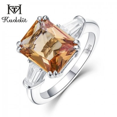 Kuololit Women's Sterling Silver Color Change Zultanite Diaspore Ring - Wedding Gift