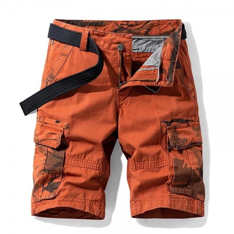 Comfortable Men's Cotton Cargo Shorts for Summer