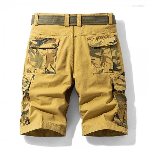 Comfortable Men's Cotton Cargo Shorts for Summer