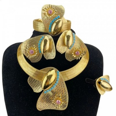 Unique Brazilian Handcrafted Flower Jewelry Sets for Women - High Quality & Stylish FHK20760