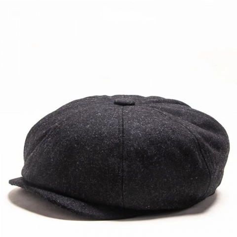 Winter Wool Beret for Men - Chic Fashion Felt Hat with Warmth