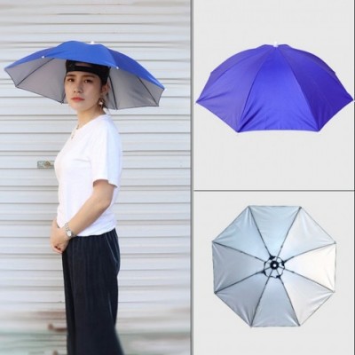 Umbrella Hat for Men - Hands-Free Foldable Fishing Cap