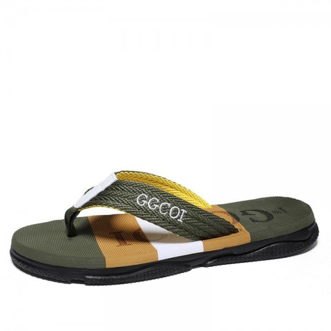 Free Shipping Men's Black Comfortable Summer Beach Flip Flops EUR 38-45