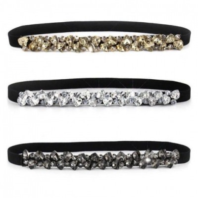 Elegant Women's Crystal Rhinestone Belt - Thin Waist Stylish Accessories J23 Dhibr