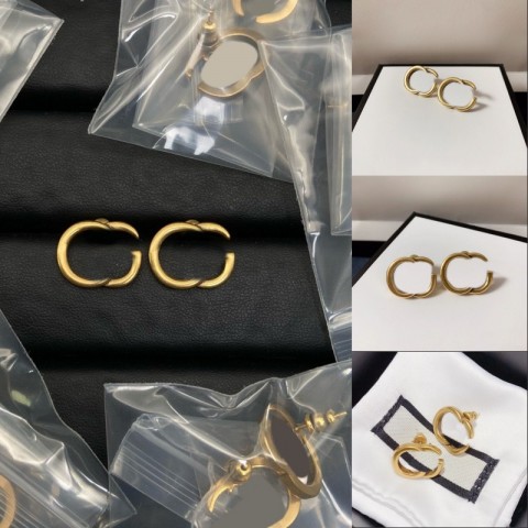 Luxury 14K Gold Plated Stud Earrings for Women
