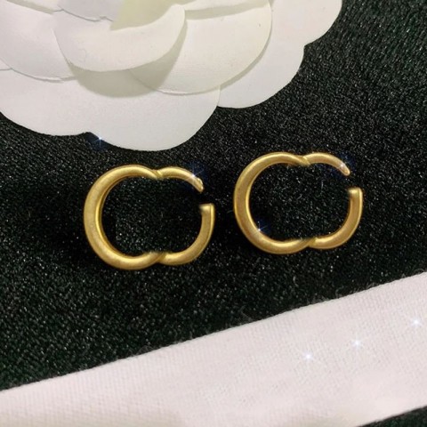 Luxury 14K Gold Plated Stud Earrings for Women