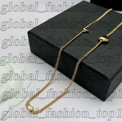 Luxury Yevs Sain Laurant Women's 14K Gold Plated Charm Bracelet with Crystal Letters