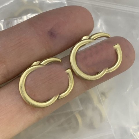 Luxury 14K Gold Plated Stud Earrings for Women