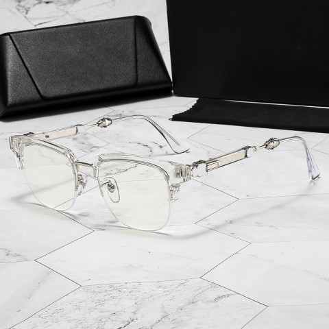 Luxury Chrome Cross Sunglasses for Men and Women
