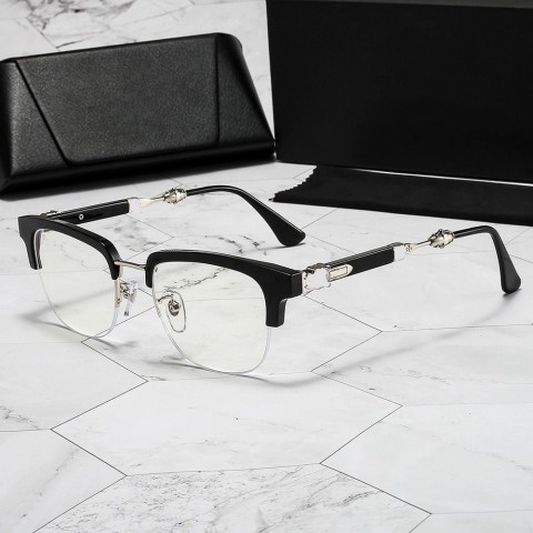 Luxury Chrome Cross Sunglasses for Men and Women
