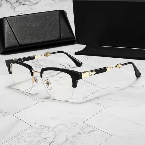 Luxury Chrome Cross Sunglasses for Men and Women