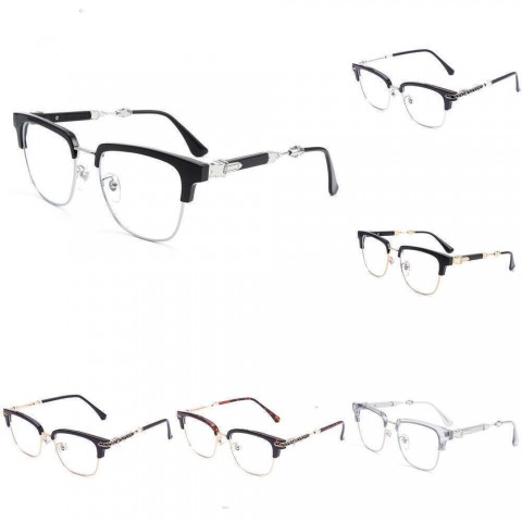 Luxury Chrome Cross Sunglasses for Men and Women