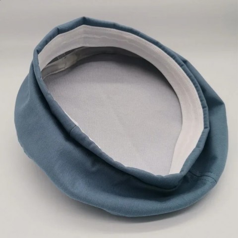 Cotton French Checkered Beret for Women - Retro Military Hat