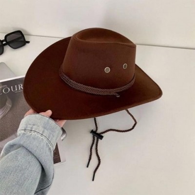 Western Style Beret Hat with Wide Brim for Women - Summer Sun Protection