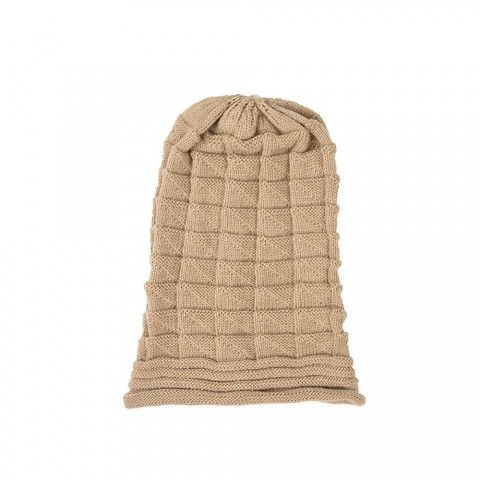 Warm Solid Oversized Beanies for Men & Women