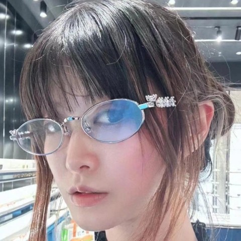 Sunglasses Bling Rhinestone Unisex Metal Frames