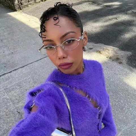 Sunglasses Bling Rhinestone Unisex Metal Frames