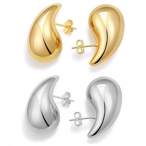 Elegant 18K Gold Plated Teardrop Earrings for Women