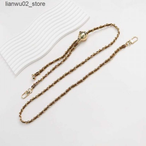 Designer Anchor Chain Key Ring in Metal with PU Leather Strap