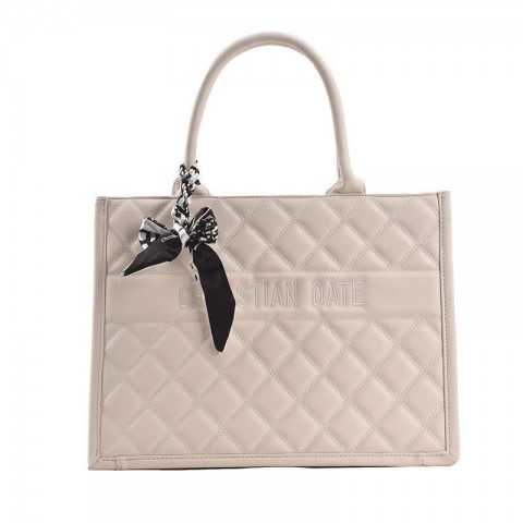 2025 Vintage Designer Shoulder Bag - Lightweight & Water Resistant Tote for Women in White & Black