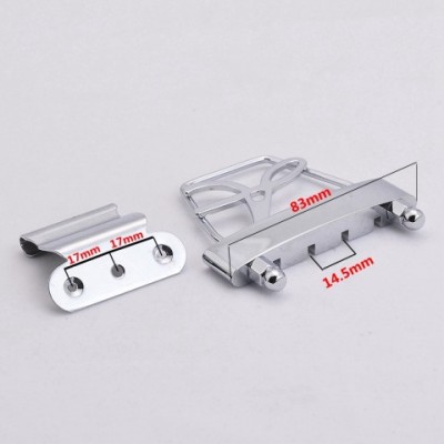 guitarfamily 4-String Trapeze Tailpiece in Chrome for Archtop Jazz Bass