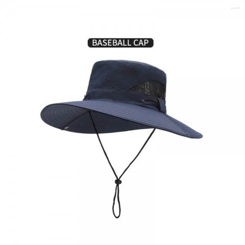 Beret Bucket Hat for Men - Wide Brim Sun Protection & Breathable Design