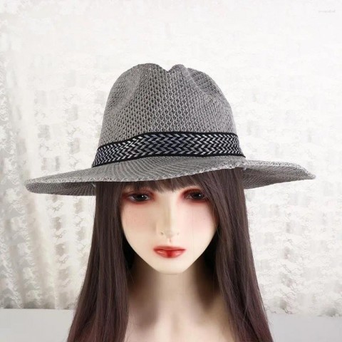 Berets Fisherman Style Dad Hat - Fashionable Straw Sun Hat for Men