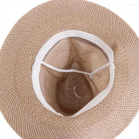 Berets Fisherman Style Dad Hat - Fashionable Straw Sun Hat for Men